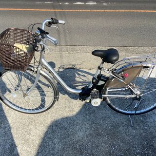 感謝セール 整備済新基準良品Panasonic8.9AH電動アシスト自転車W26