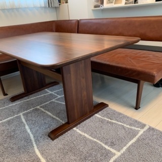 ダイニングセット（ダイニングテーブル、ベンチ×2 シギヤマ家具）