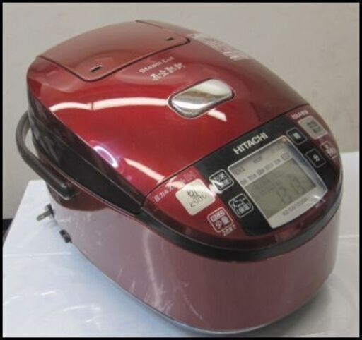 新生活！6600円 日立 圧力＆スチームIH 5合炊き 炊飯器 RZ-SW1000K 2013年製 日本製 レッド