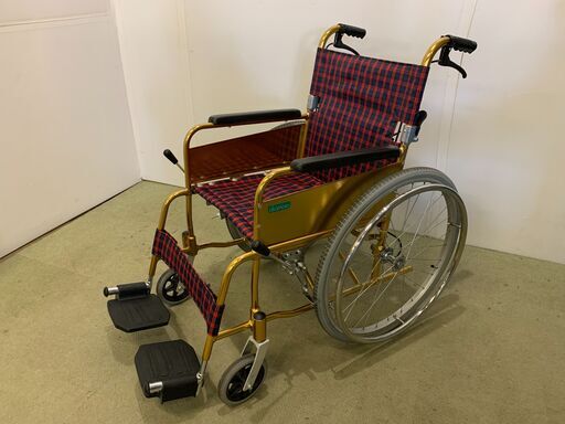 210114) 【70％値下げ】 アルミ製 折りたたみ車椅子 車イス 車いす 自
