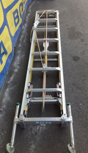 【エコツール岡崎店 新決済機能 あんしん決済に対応】ナカオ 3連伸縮はしご 軽太 LT-6.5【愛知県/岡崎市/工具】