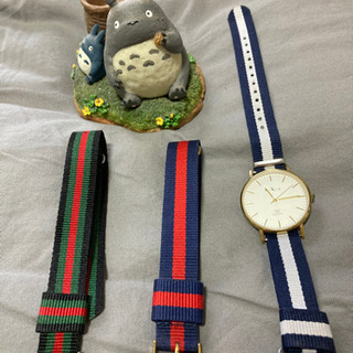 腕時計　ベルト替え　3種類　