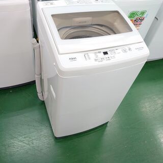 【店舗同時販売中】AQUA　2019年製　7･0㎏全自動洗濯機　AQW－BK70G　【店頭ご来店購入限定】