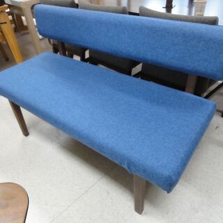 ベンチダイニング 3点セット BR×BL テーブル／ベンチチェア×2【ユーズドユーズ名古屋天白店】 J523