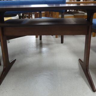 ベンチダイニング 3点セット BR×BL テーブル／ベンチチェア×2【ユーズドユーズ名古屋天白店】 J523