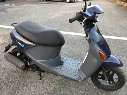 売約済みスズキ　レッツ4紺色　4スト　FI 普通に乗れる　軽メンテ済み　福岡市