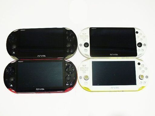 【苫小牧バナナ】部品取りに！ ソニー/SONY プレイステーションVita PCH-2000 4台セット ジャンク 現状渡し♪