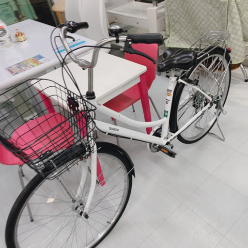 自転車27インチ美品　自動点灯ライト　熊本リサイクルショップen