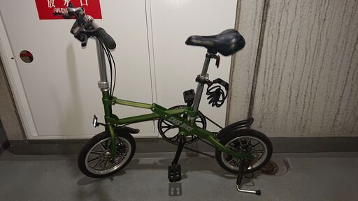 【都会の通勤に！】縦方向折りたたみ自転車_カスタム