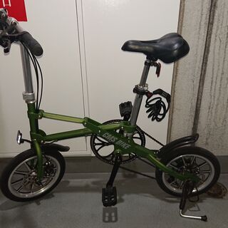 都会の通勤に！】縦方向折りたたみ自転車_カスタム
