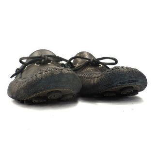 ▷デッキシューズ ジョルジオ アルマーニ GIORGIO ARMANI レザー