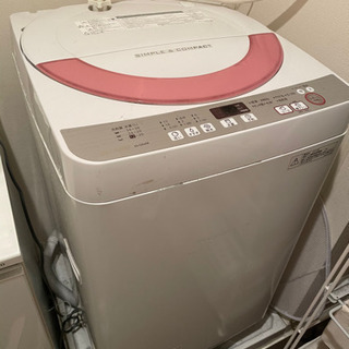 SHARP 洗濯機　80リットル　2016年式
