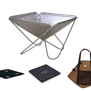 【新品未使用】焚き火台M 専用ケース付き スノーピーク 焚火台M スターターセット