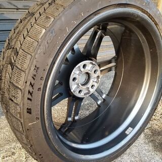 LEXUS レクサス RCF BBS製鍛造純正ホイール BRIDGESTONE ブリザック VRX スタッドレスタイヤ４本セット