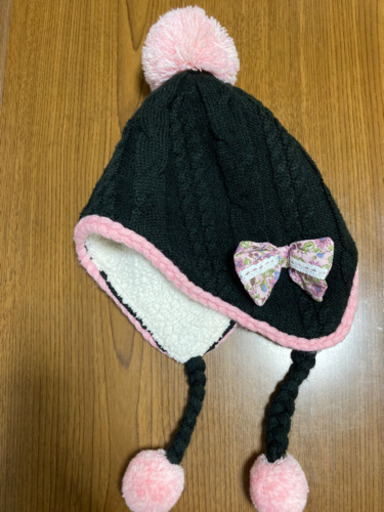 サイズ50 52cm 女の子ニット帽 しょーちゃん 笠岡のキッズ用品 子供用ファッション小物 の中古あげます 譲ります ジモティーで不用品の処分