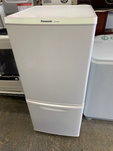 パナソニック 冷蔵庫 138L  2ドア 耐熱性能天板 ボトムフリーザ ホワイト NR-TB146W