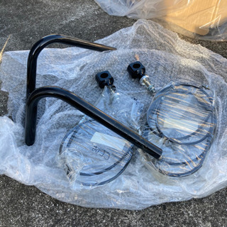 スティード400 ラビットハンドル ハンドルポスト アクセルワイヤー