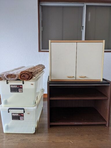 タニタ体重計キャスター付き押入れ収納2個天津すだれ3個テレビ台上置き Sugar 京急富岡の収納家具 収納 ケース の中古あげます 譲ります ジモティーで不用品の処分