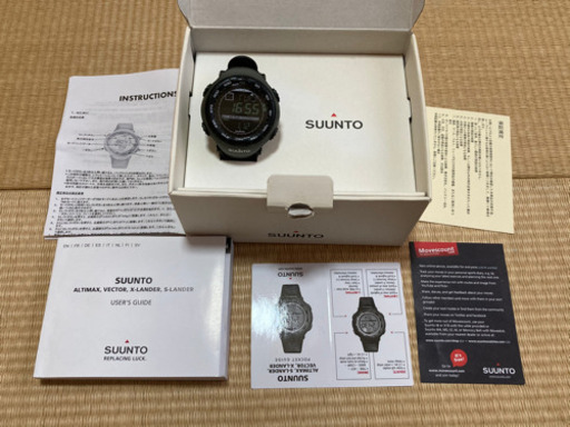 ★美品　動作良好　SUUNTO スント　ベクター　ミリタリーフォリッジグリーン　VECTOR 説明書　印刷物完品