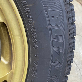 走行少ない　ホンダ Nbox用　BSスタッドレス　アルミ4本セット　中古