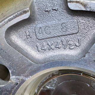 走行少ない　ホンダ Nbox用　BSスタッドレス　アルミ4本セット　中古