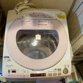 シャープ全自動洗濯機8キロ