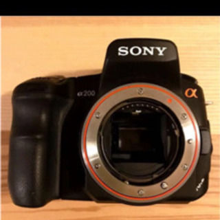 値下)【中古】SONY α200ズームレンズキット＋望遠レンズ