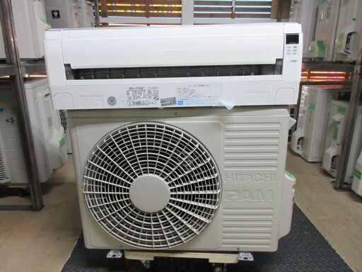 K02082　日立　中古エアコン　主に10畳用　冷2.8kw／暖3.2kw