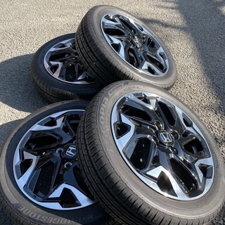 中古タイヤホイールセット ホンダ JF3/4 N-BOXカスタムターボ純正 4本 