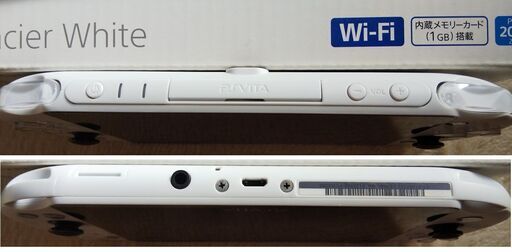 PSVITA グレーシャーホワイト PCH-2000 Wi-Fiモデル（8GBメモリーカード付）