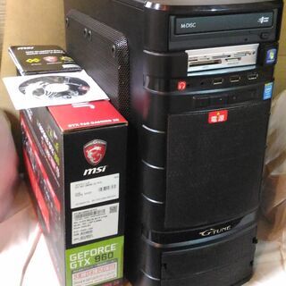 高性能 Core i5 マウスコンピューター ミニタワー型ゲーミングパソコン (i5-4440 GTX960 GTX970 GTX1060 ブルーレイ搭載可)