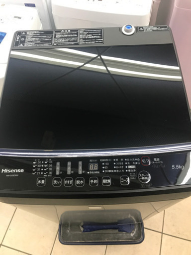 Hisense HW-G55E5KK 2019年製 5.5kg 洗濯機