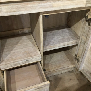 美品 unico MANOA キッチンボード 90W