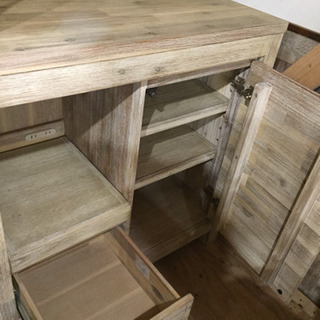 美品 unico キッチンカウンター MANOA W900