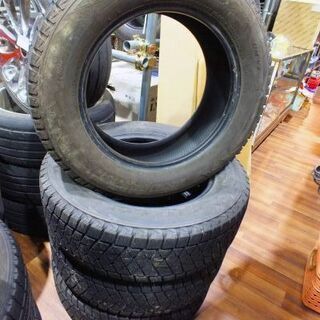 【苫小牧バナナ】深溝☆4本セット BS ブリヂストン DM-V2 225/65R17 2015年製 スタッドレスタイヤ ミニバン/SUVにオススメ♪ 苫小牧バナナ】深溝☆4本セット BS ブリヂストン DM-V2 225/65R17 2015