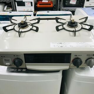 【リサイクルショップどりーむ荒田店】　6198　ガスコンロ　リンナイ　！高年式！　2019年製　LPガス用　状態良い　一か所部品無し　【3カ月の保証付き】 リサイクルショップどりーむ荒田店】 6198 ガスコンロ リンナイ ！高年