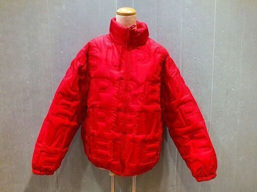 【苫小牧バナナ】クリーニング済み Supreme Bonded Logo Puffy Jacket Red シュプリーム ボンデッド ロゴ パフィー ジャケット レッド 美品♪