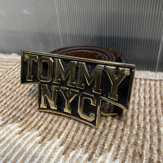 TOMMY NYC バックル本革ベルト