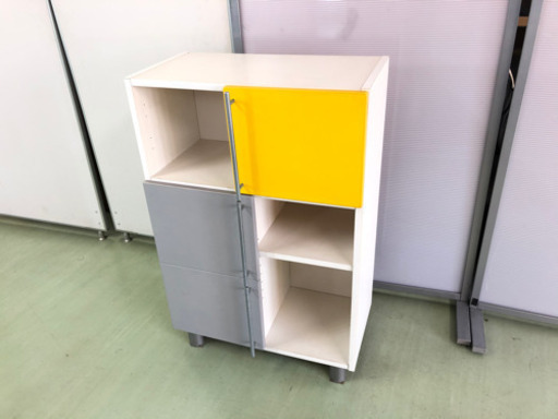 かわいい収納棚イエロー グレーの扉下段棚板の高さ調整可 Ken 鬼無の収納家具 棚 シェルフ の中古あげます 譲ります ジモティーで不用品の処分 かわいい収納棚イエロー グレーの扉下段棚板の高さ調整可 Ken 鬼無の収納家具 棚 シェルフ の中古あげます 譲ります ジモティーで不用品の処分