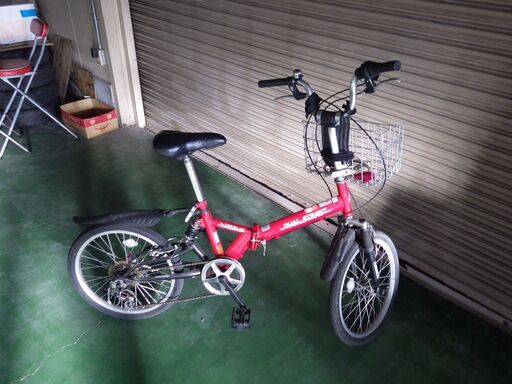 最終値下げ！　20インチ　サスペンション付き　折りたたみ自転車　 ６段変速