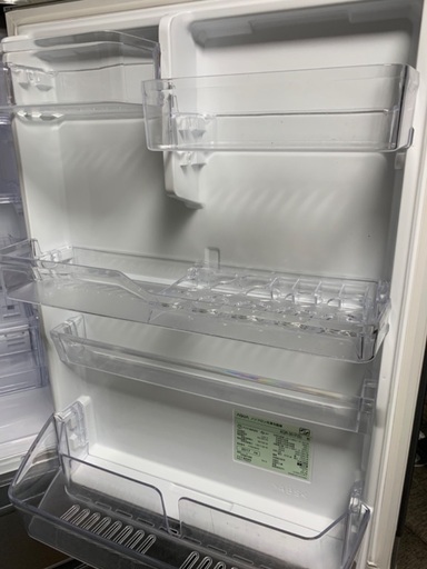 2017年式、保証書あり！AQUAノンフロン冷凍冷蔵庫。AQR-361FS