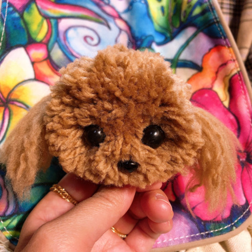 動物ぽんぽんトイプードルレッドハンドメイド ゅぅ 中頭のおもちゃの中古あげます 譲ります ジモティーで不用品の処分