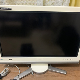 【1月末まで無料！ジャンク品】SHARP 32型液晶テレビ（白）