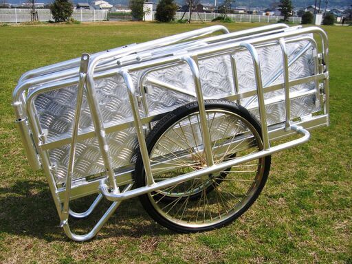 災害時要援護者用折りたたみ式アルミ製リヤカー在庫処分