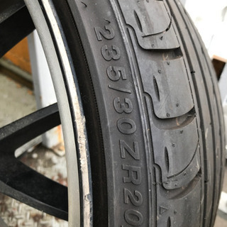 深リム20インチ　アルミホイール　フロント225 30 R20 リア235 30R20 クラウン ゼロクラ セルシオ