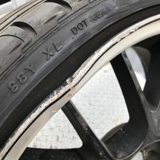 深リム20インチ　アルミホイール　フロント225 30 R20 リア235 30R20 クラウン ゼロクラ セルシオ