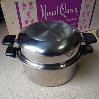 ロイヤルクイーン🥳🥳両手のお鍋😤🥴😤