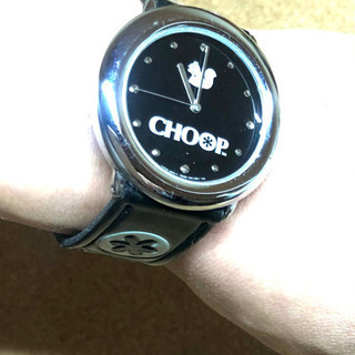 レトロ　choop腕時計　ブラック　電池新品