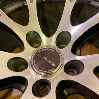 【最終価格！定価約30万円！】RAYS HOMURA 2x10 19インチ 8.5J +45 5H PCD 114.3 COLOR HX ホイール 4本セット タイヤ付き