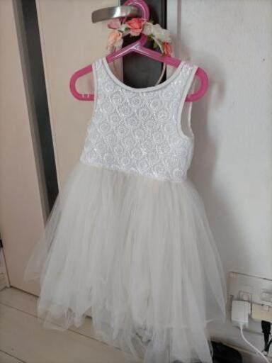 お取引中 H M 110cm 子供用ドレス 結婚式 Mikoruko 都賀のキッズ用品 子供服 の中古あげます 譲ります ジモティーで不用品の処分